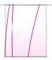 Preview: Linea magenta up dark, Scheibenhänger eckig